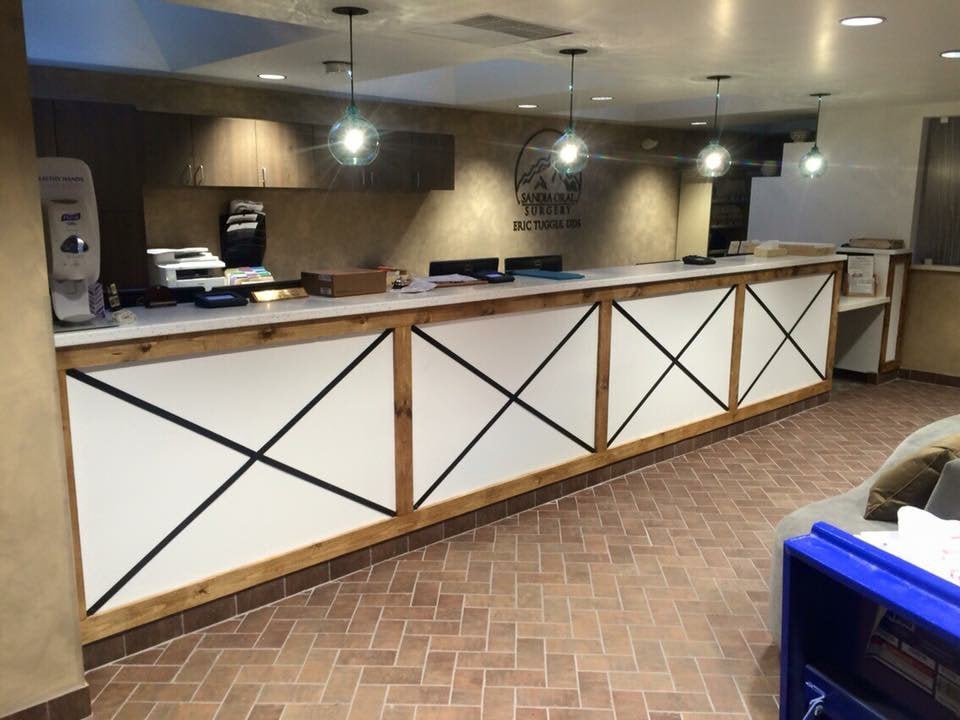 Doctor Tuggle's check in desk